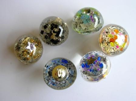 Custom made buttons for ashes