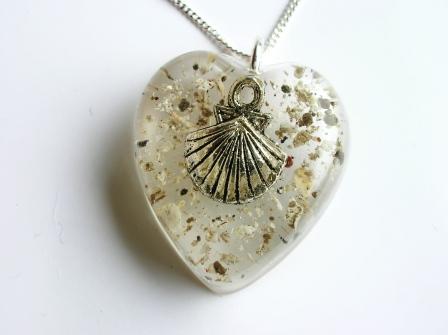 Ashes and angel charm keepsake pendant