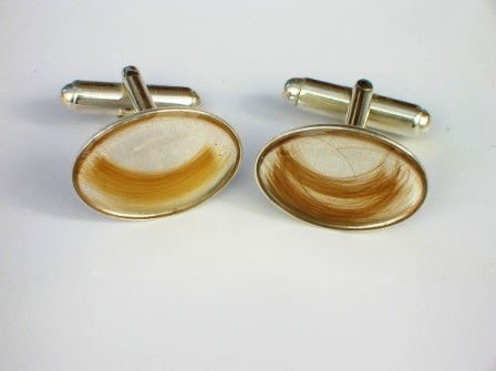 Hair Keepsake Cufflinks
